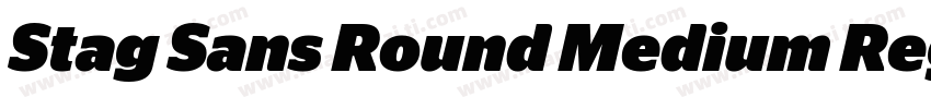 Stag Sans Round Medium Regular字体转换